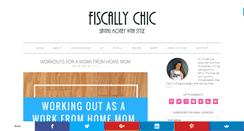 Desktop Screenshot of fiscallychic.com
